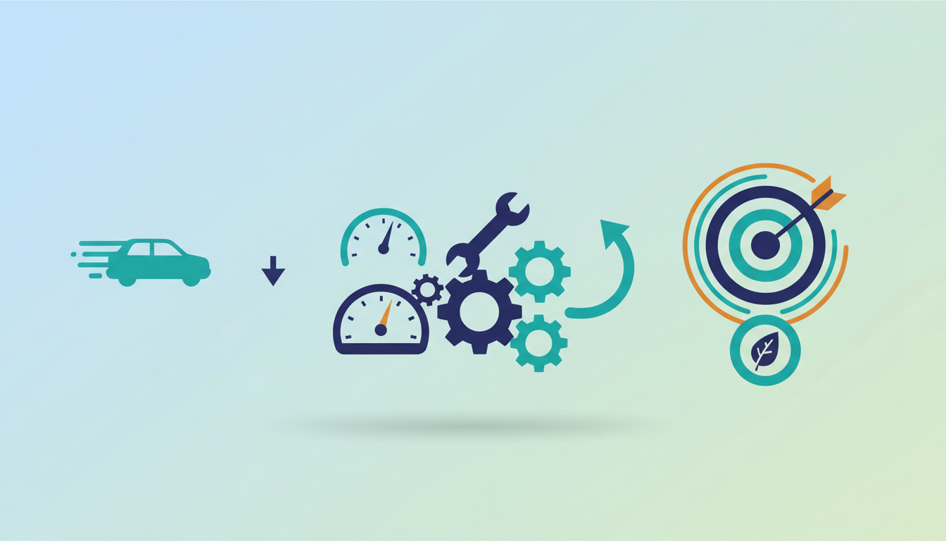 Conceptual illustration for Strategic Fuel Economy Habits Beyond Tire Maintenance
