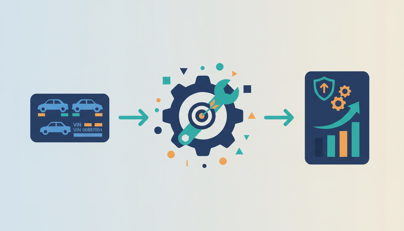 Conceptual illustration for Measurable Operational ROI from Precision Parc Reporting and Fitment Analysis