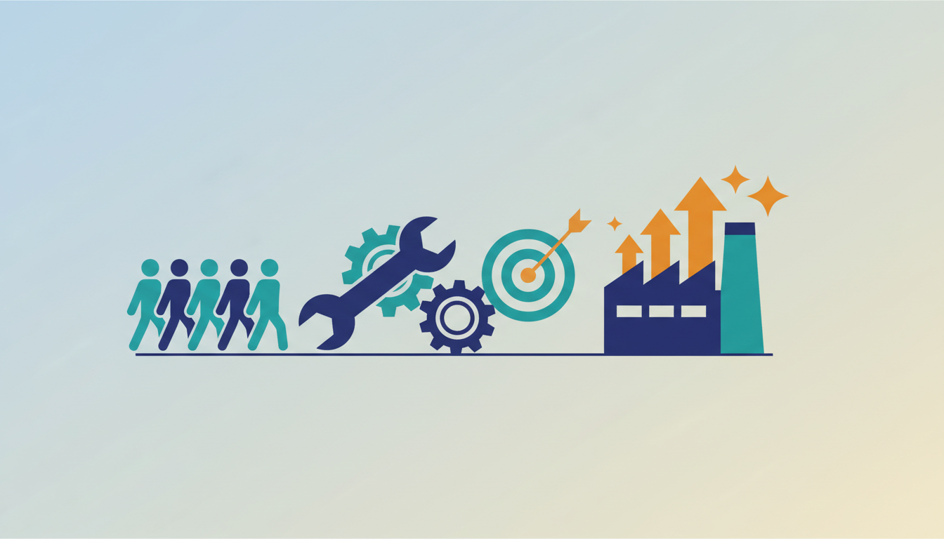 Conceptual illustration for Career Opportunities and Hiring at the New Albion Plant