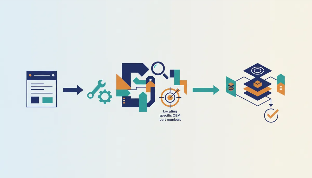 Conceptual illustration for Practical Application of VIN Decoding for OEM Parts Sourcing
