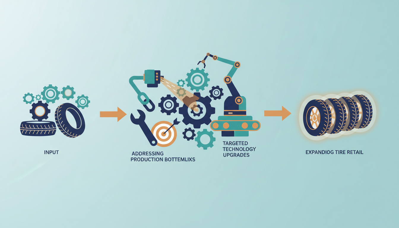 Conceptual illustration for Strategic Applications for Scaling Tire Retail Operations an