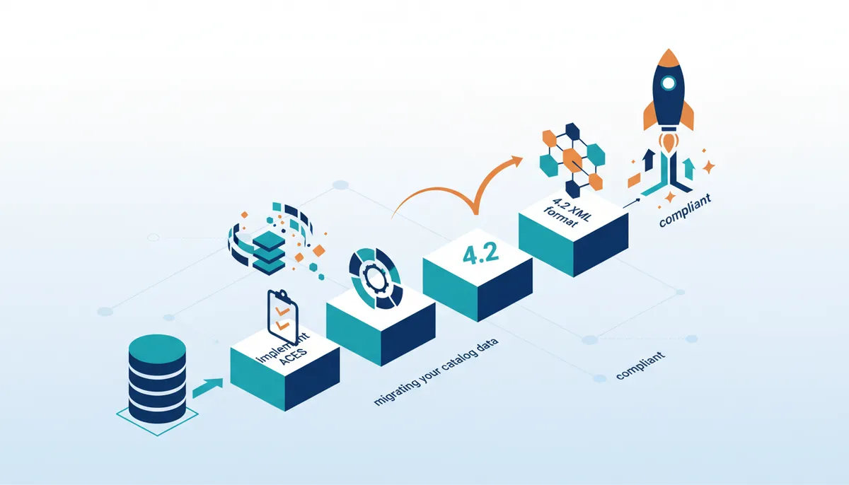 Conceptual illustration for Executing a Compliant Migration to ACES 4.2 and PIES Formats
