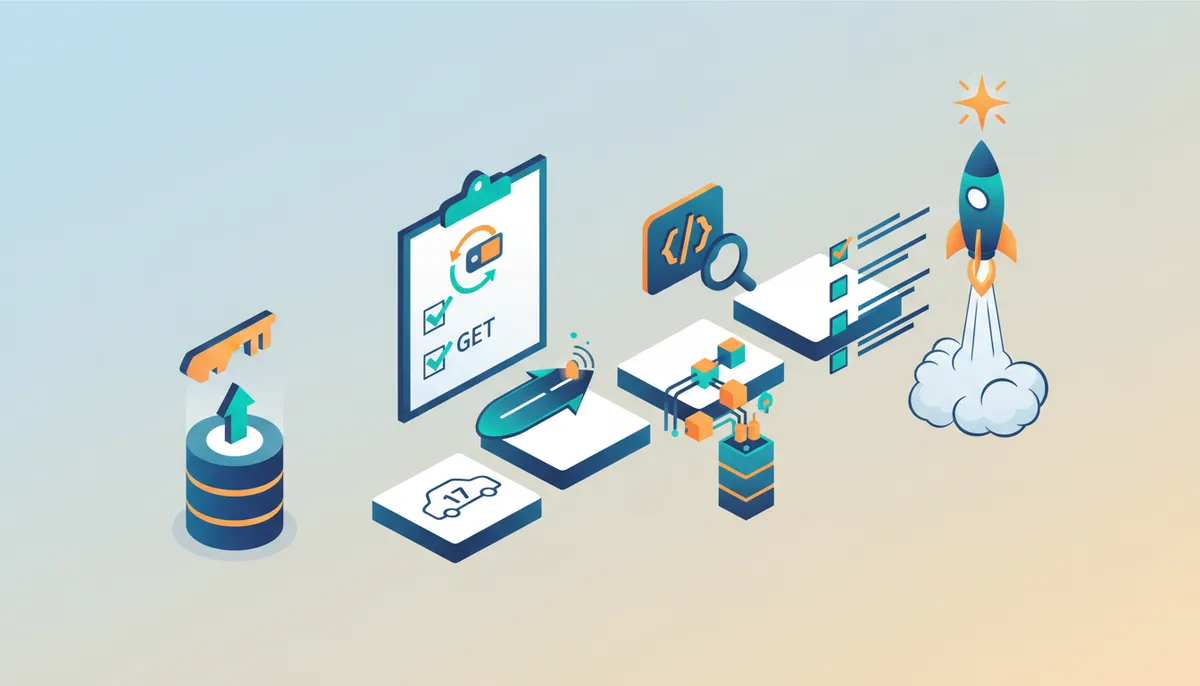 Conceptual illustration for Strategic Implementation Steps for Integrating VIN APIs into Business Workflows