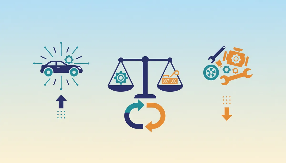 Conceptual illustration for Strategic Sourcing Decisions Between OEM and Aftermarket Options