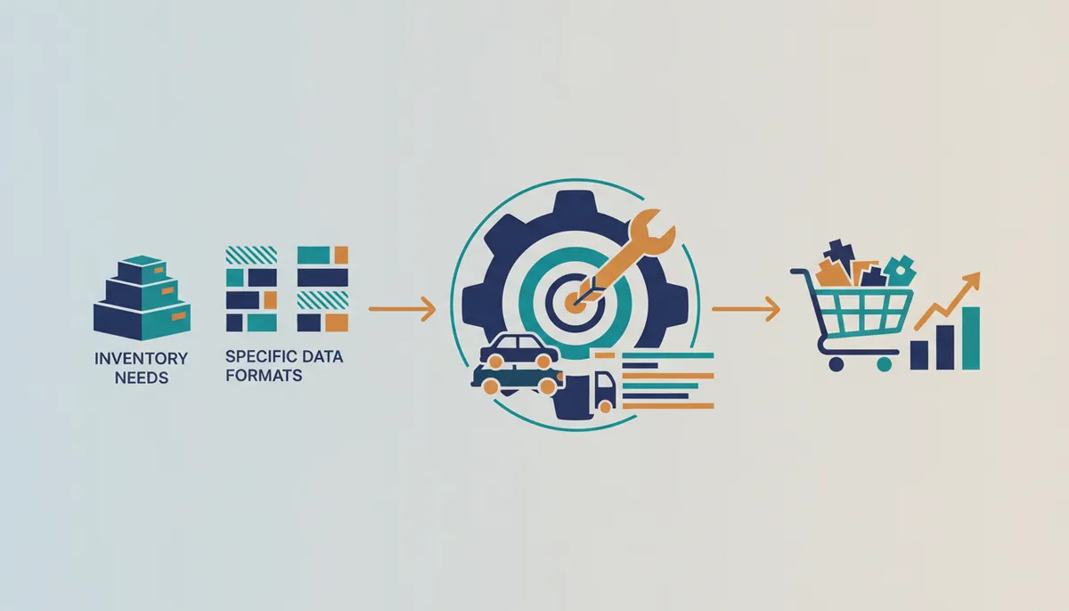 Conceptual illustration for Strategic Evaluation of Database Formats for Inventory Management