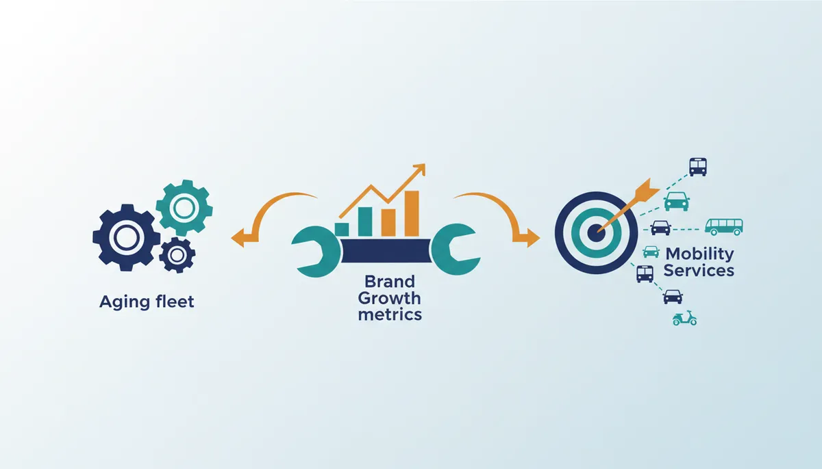 Conceptual illustration for Market Application of Mobility Services Amid Aging Fleet Demands