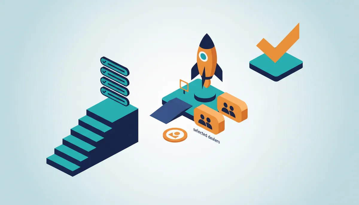 Conceptual illustration for Strategic Implementation Steps for Launching OEM Parts eCommerce