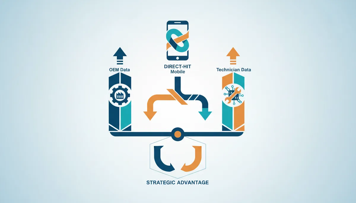 Conceptual illustration for Strategic Value of Unified OEM and Technician-Confirmed Data