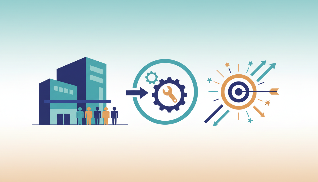 Conceptual illustration for Executing a Visit to the New Depew Location