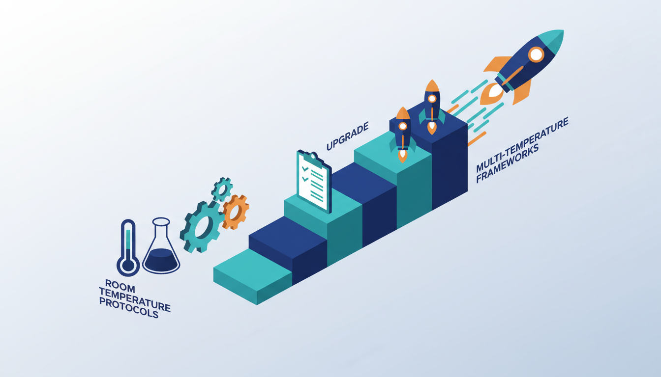 Conceptual illustration for Implementing Multi-Temperature Testing Frameworks for Modern