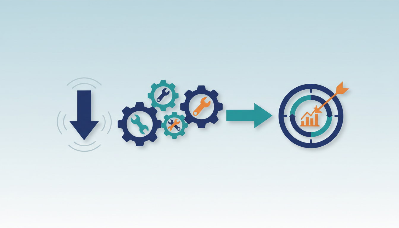 Conceptual illustration for Measuring ROI from Retail Modernization and Digital Transfor