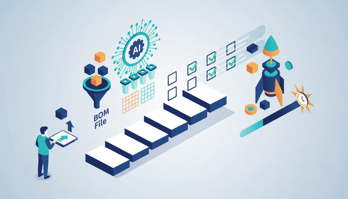 Cross reference parts faster with AI precision